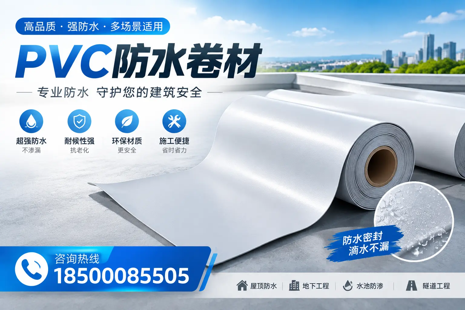 PVC防水卷材的市场竞争分析,新乡品牌选择参考