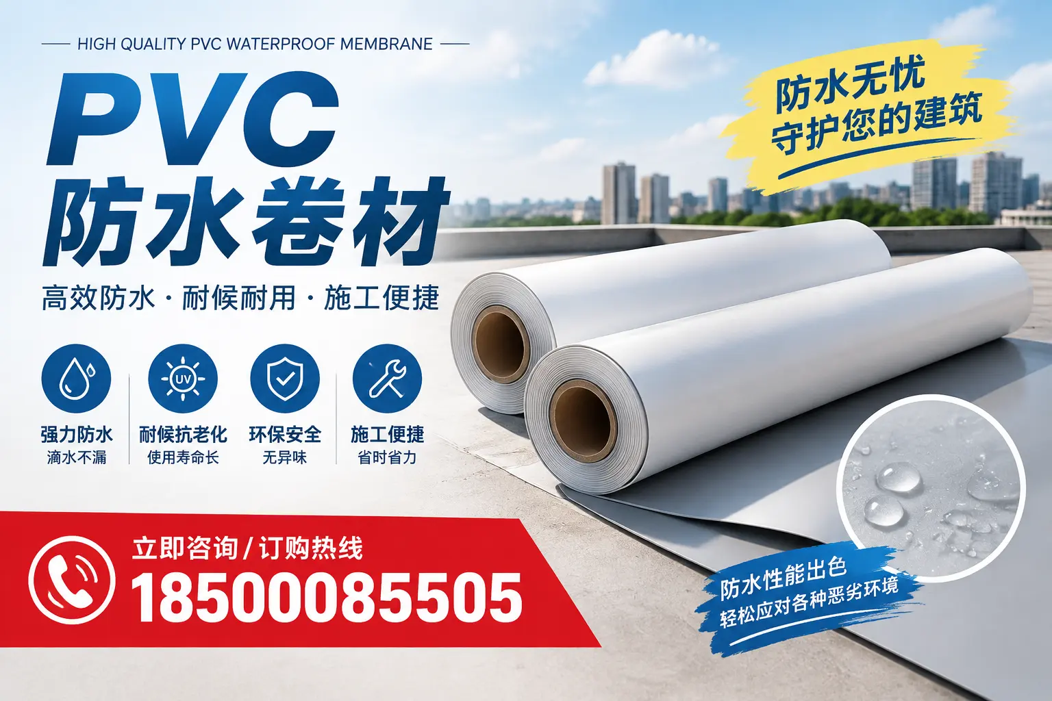 如何正确储存PVC防水卷材？新乡用户的实用建议